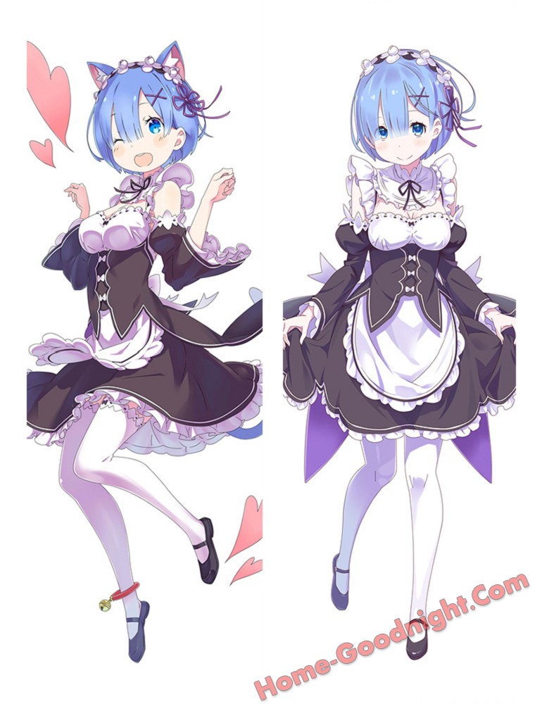 Rem - Re Zero Anime Dakimakura Japanese Hugging Body Pillow Cover